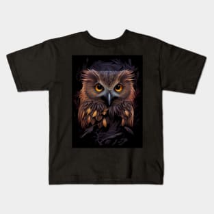 Cute Owl #1 Kids T-Shirt